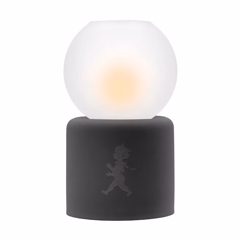 Solstickan Design Globe theelichthouder Donkergrijs Ø9,5 x 17 cm