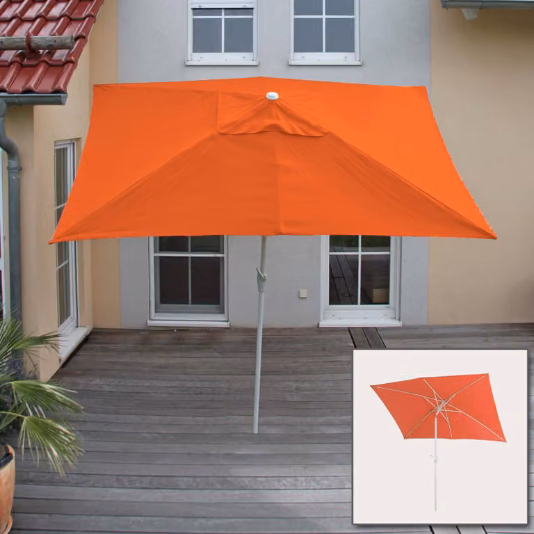 Mendler Zonnescherm N23 Kantelbaar Terracotta B/D: 3 x 2 meter