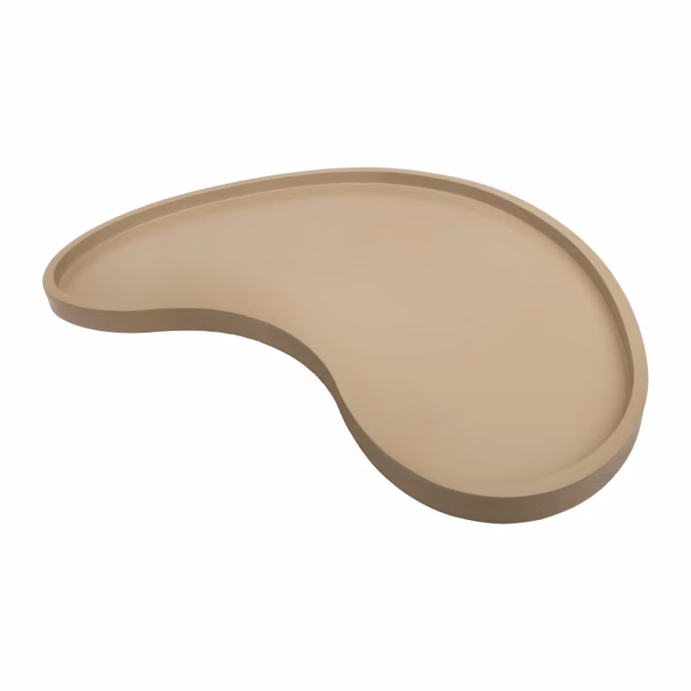 QUVIO Organische Houten Tray - Bruin - 45 x 24 cm