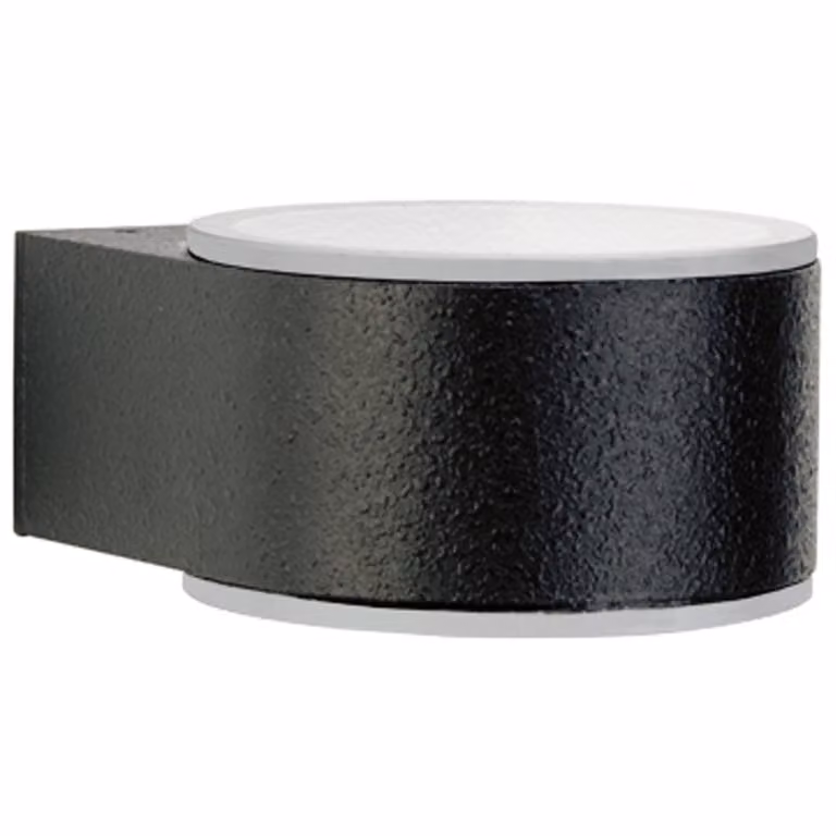 Albert Curl Buitenlamp zwart - Wandlamp voor de tuin met up-and-down lichteffect