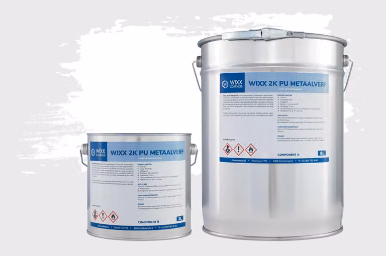 Wixx Coatings 2K Polyurethaan Metaalverf - Wit - 5L