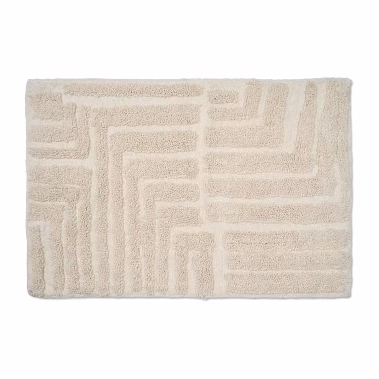 Classic Collection Field badmat Wit 60 x 90 cm