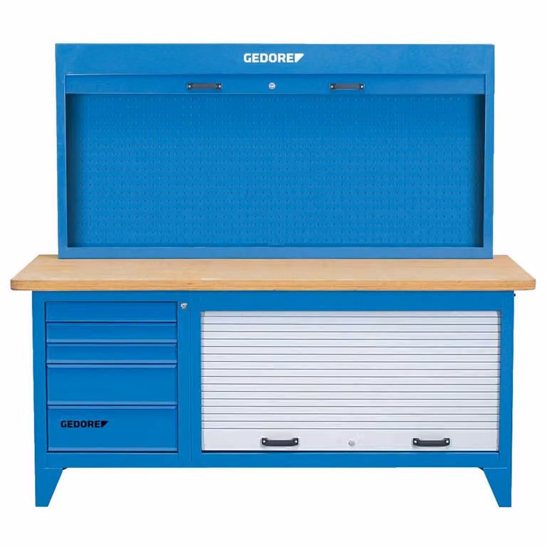 Gedore combinatie werkbank met kast model BR 1500 LH