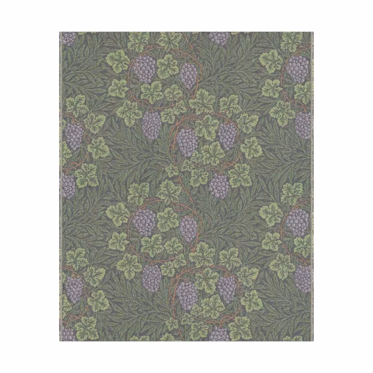 Ekelund Linneväveri Vine plaid Groen 140 x 170 cm
