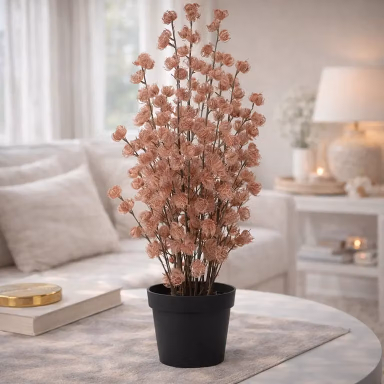 Countryfield Clematis alpina XL bloem in pot oud roze B/D/H: 18 x 18 x 82 cm
