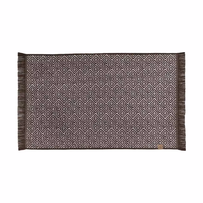 Mette Ditmer Morocco badmat Chocolate-off-white 50 x 80 cm
