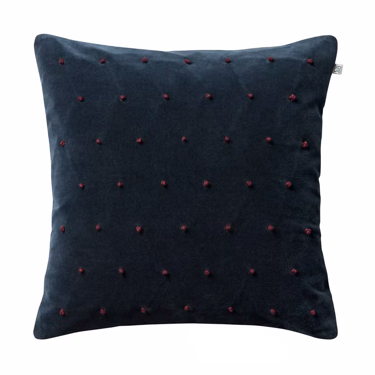 Chhatwal & Jonsson Roma kussenhoes 50 x 50 cm Sea blue-ruby