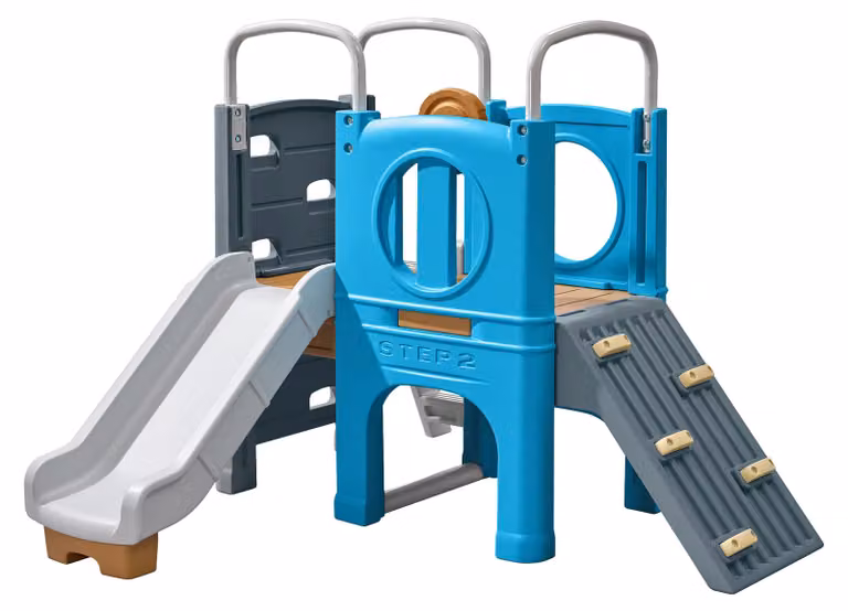 Step2 Scout & Slide Klimtoestel met Glijbaan en Klimwand voor kinderen en peuters