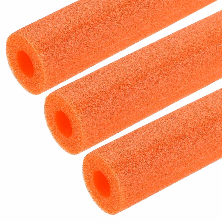 Dripio Isolatieslangen van schuim, 3 stuks, 20 x 50 mm, 1 meter, oranje