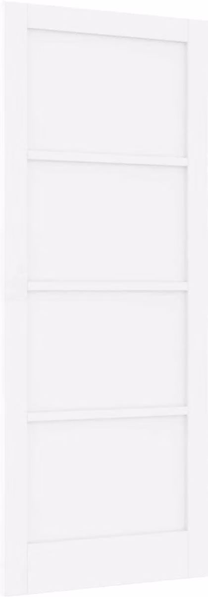 vidaXL Interne Deur Multiplex - Wit - 86 x 211 cm