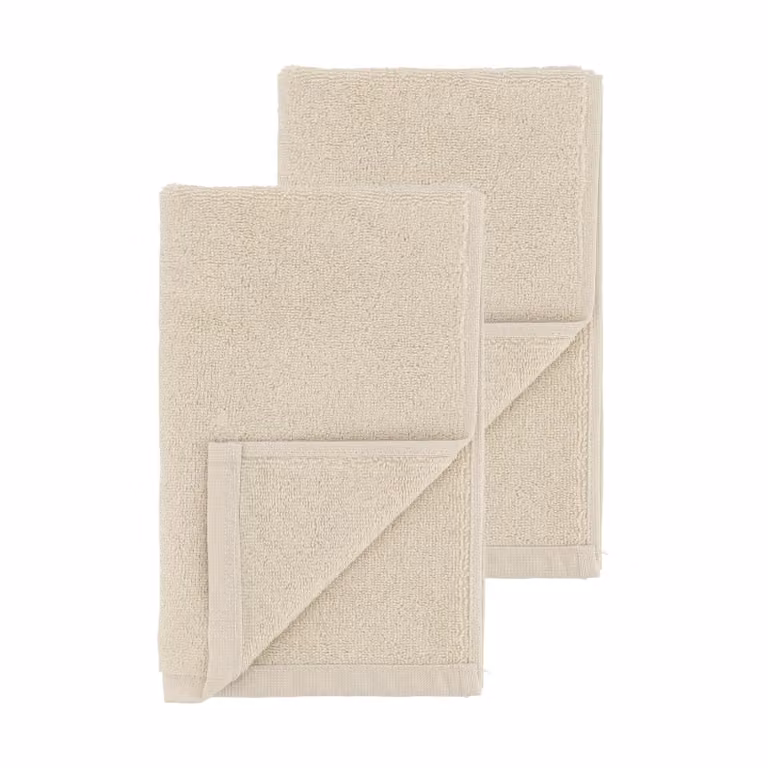 Scandi Living Drift badhanddoeken 2-pack - Wit - 100 x 150 cm