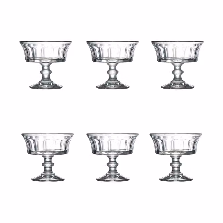 La Rochère Perigord Champagnecoupe 22 cl - Set van 6 - Transparant