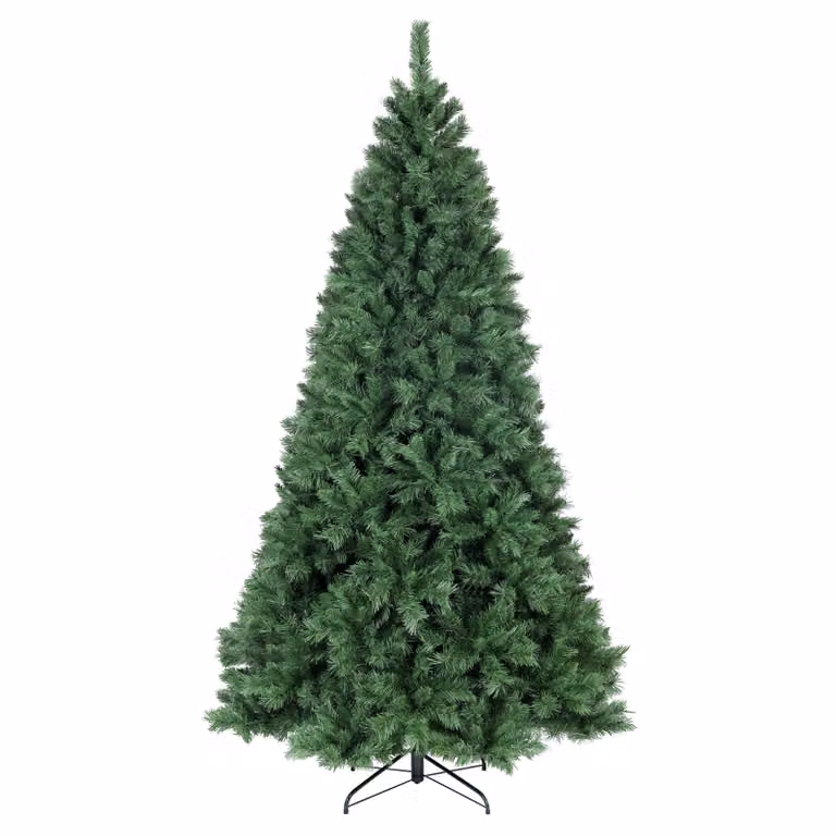 Salcar Kunstmatige Kerstboom met Klapsysteem en Metalen Voet, Hoogte: 210 cm, Diameter: 116 cm