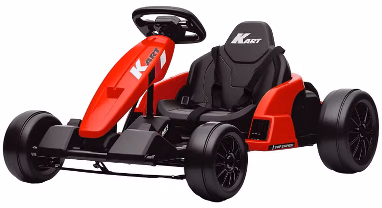 AIYAPLAY elektrische kindergo-kart, 24 volt, tot 18 km/u, met driftfunctie