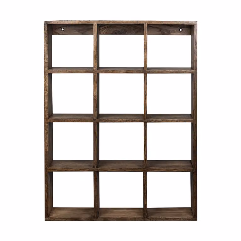 Mette Ditmer Showcase wandplank Dark oiled oak B: 40 cm, H: 53 cm