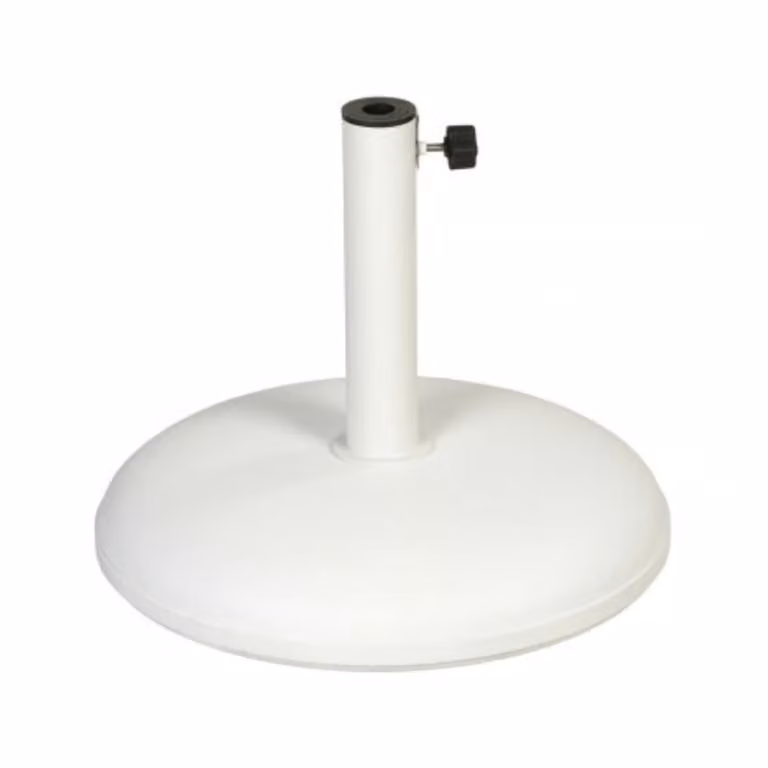 Fri Form parasolvoet Wit beton, Ø49 cm