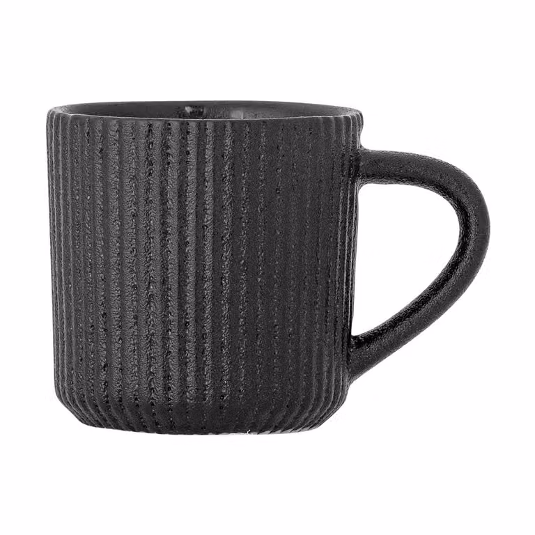 Bloomingville Neri espressokopjes set van 4 stuks, zwart, 7,5 cl