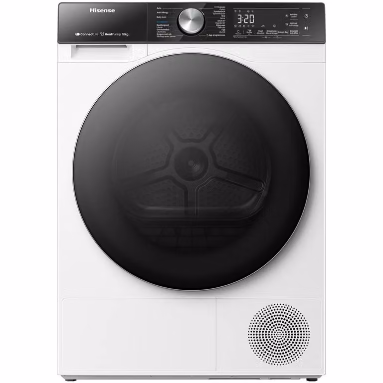 Hisense DH5S102BW Warmtepompdroger Wit met App-besturing