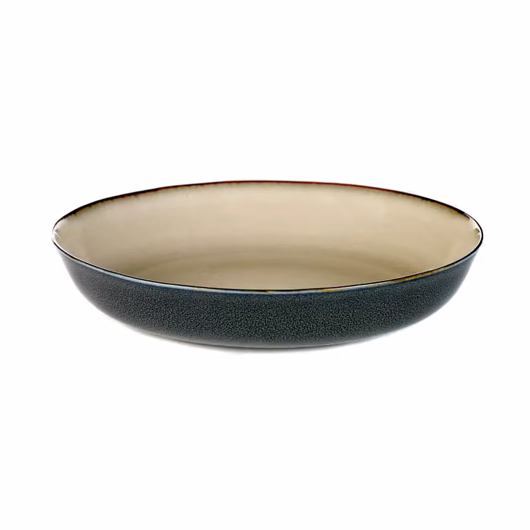 Serax Terres de Rêves bord Misty grey-dark blue, 21 cm