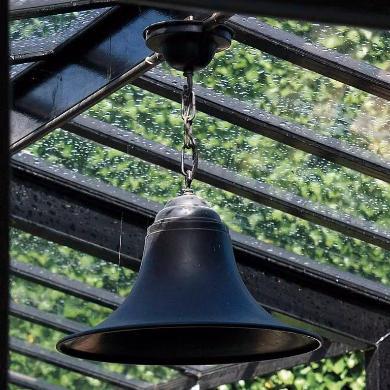 Authentage Buitenlamp Elegance XXL jaren 30 hanglamp - Koper/Zwart