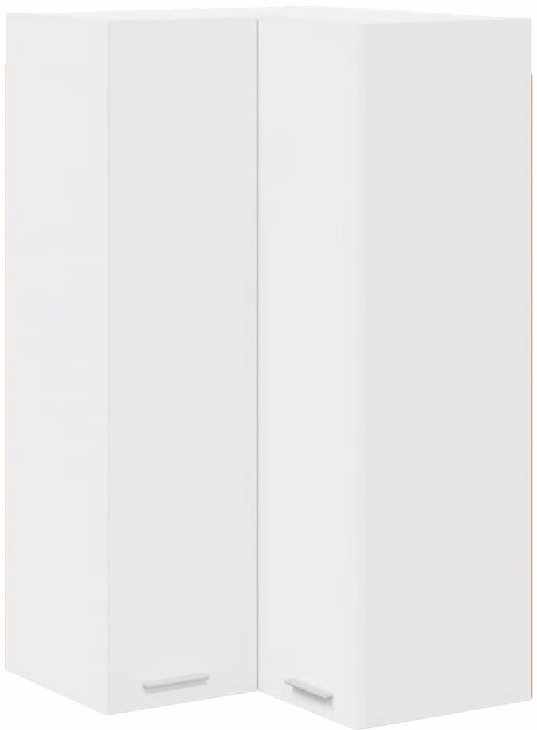 vidaXL Hangkast Wit van Bewerkt Hout B/D/H: 57 x 57 x 100 cm
