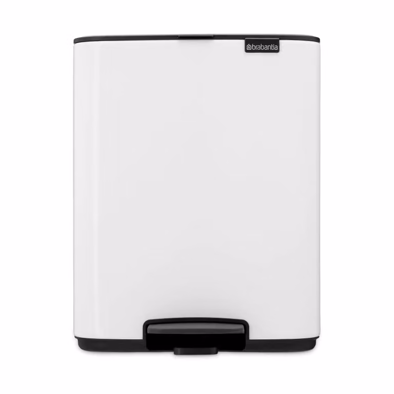 Brabantia Bo pedaalemmer 12 liter wit