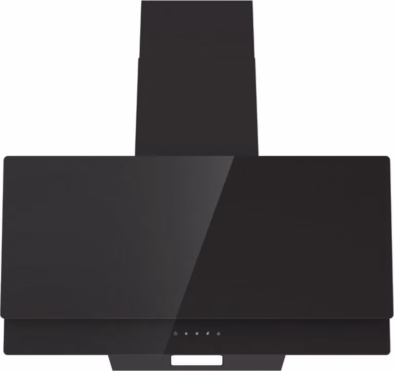 Gorenje W9TB EEK Afzuigkap in zwart glas, 90 cm breed, 608 m³/u, Afvoer/Recirculatie, Klasse A (efficiëntie), Klasse C (filtratie), 63 dB