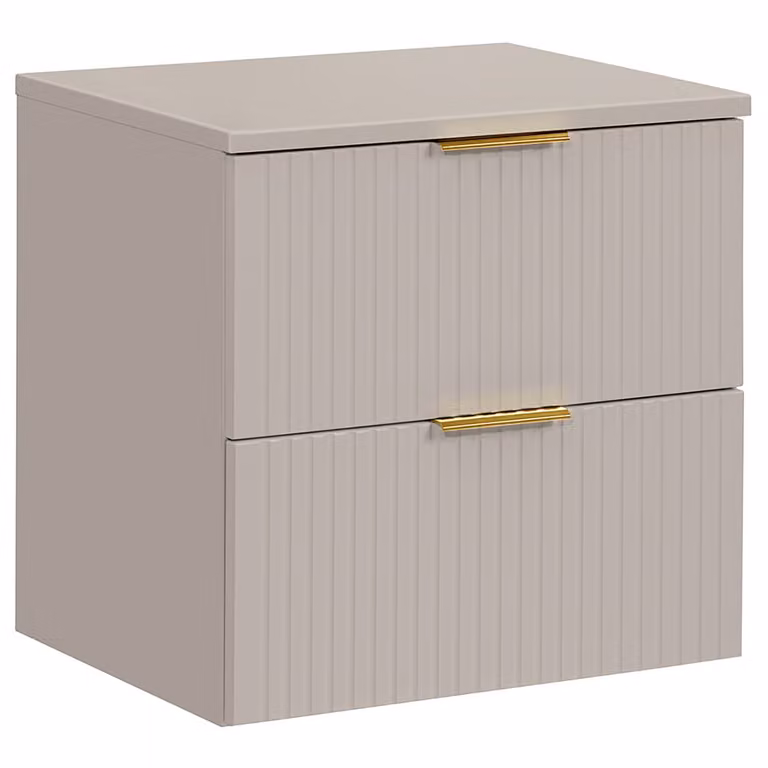 Lomadox Wandmeubel voor de badkamer met deuren en laden
