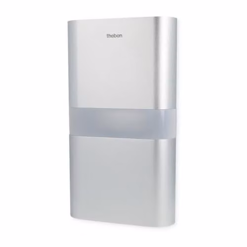 Theben theLeda D UD AL LED-wandlamp met bewegingssensor en dimfunctie, grijs/zilver aluminium