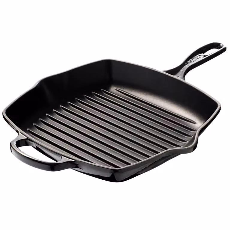 Le Creuset grillpan 26 cm Zwart
