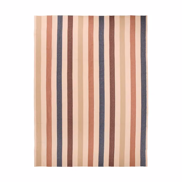 Ferm Living Hale tafelkleed Cashmere-mocha-indigo blue, 150 x 240 cm