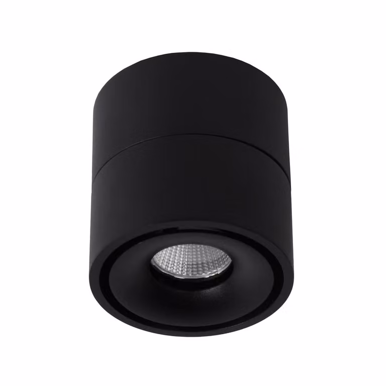Lucide Yumiko Plafondspot Zwart - Dimbare LED - 10W 2700K