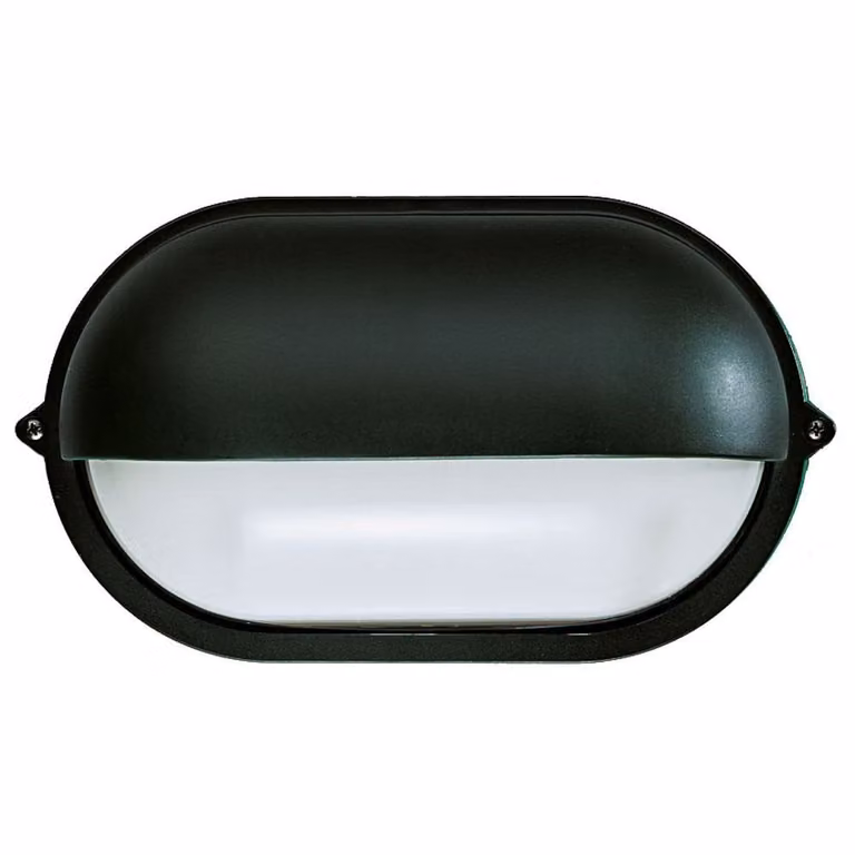 Moderne wandlamp Gong ovaal van Franssen in zwart