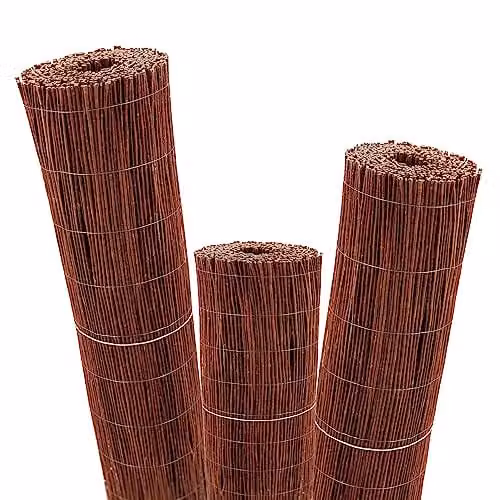 Aquagart Rieten mat voor natuurlijke inkijkbescherming, 10 m x 80 cm