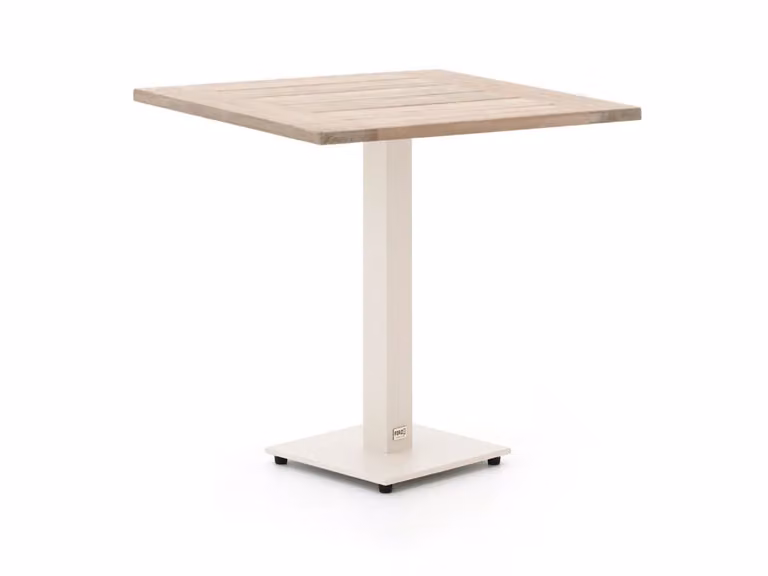 Forza Furniture Tuineettafel Forza Vierkant Kunststof B/D/H: 70 x 70 x 70 cm