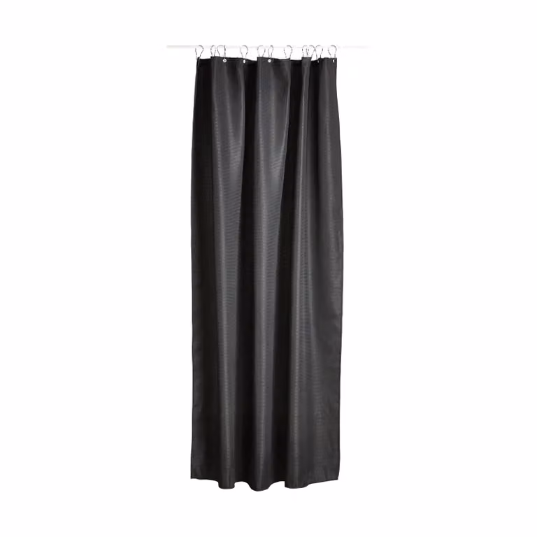 Zone Denmark Lux douchegordijn Black, Breedte: 200 cm, Hoogte: 220 cm