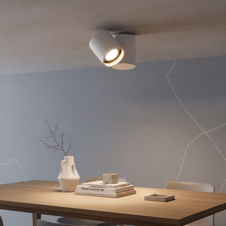 Artdelight Mayen Led wandspotje wit aluminium
