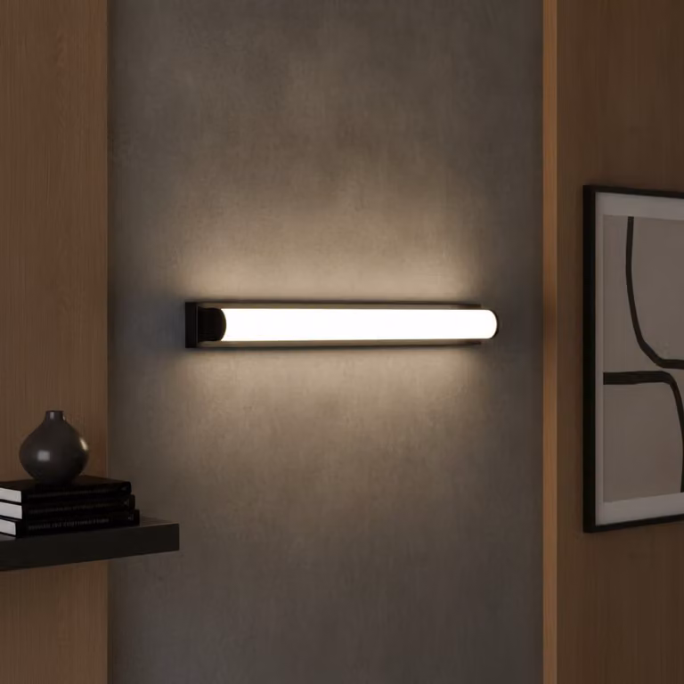 Artdelight Spiegellamp Salto Wandlamp - Zwart