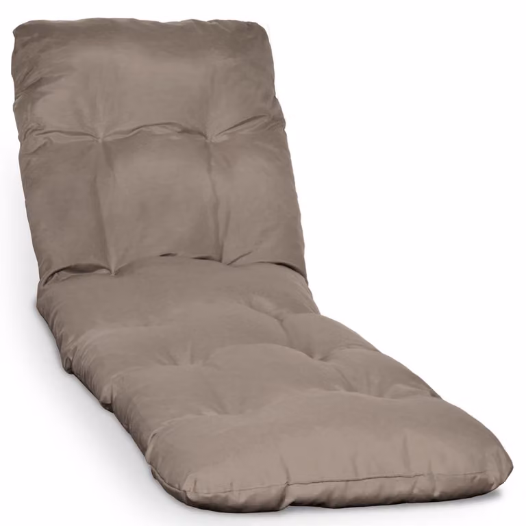 Beautissu ligbedovertrek Flair RL, taupe, B/D/H: 190 x 60 x 8 cm