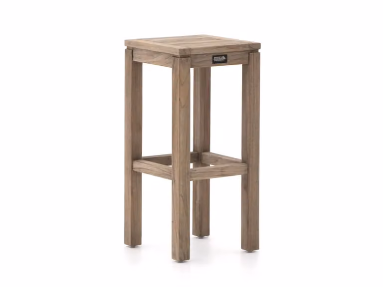 ROUGH Furniture Barkruk voor in de tuin, Old Teak, Hout