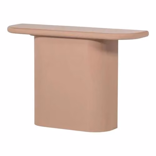 WOOOD Nocta Bijzettafel - Lichtroze - B: 120 cm, D: 81 cm, H: 30 cm