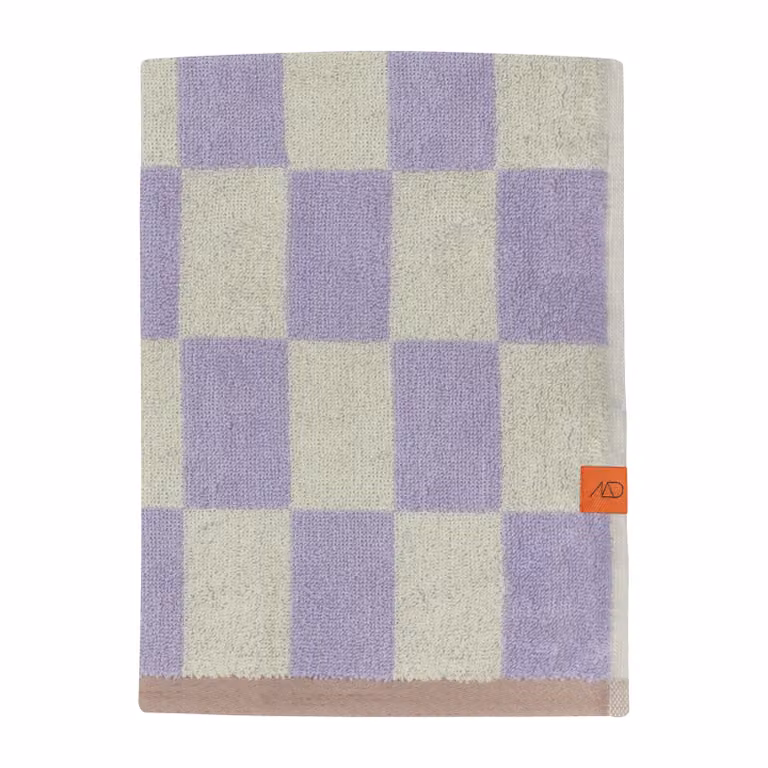Mette Ditmer Retro handdoek Lilac, 70 x 133 cm