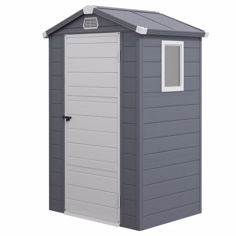 Outsunny Tuinhuis met zadeldak, Berging, 1,1 m², H x B x D: 180/208 x 133 x 102 cm