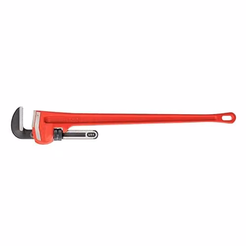 RIDGID 31040 Heavy-Duty Rechte Pijptang, 1200 mm, Rood