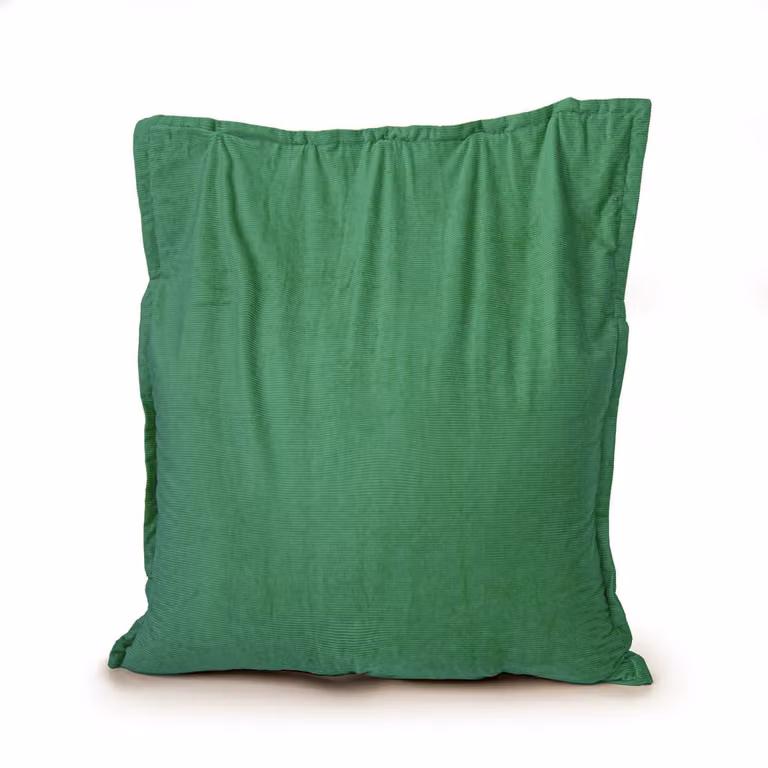 Drop & Sit Zitzak Zitkussen Trendy Rib Corduroy - Groen - 100 x 150 cm