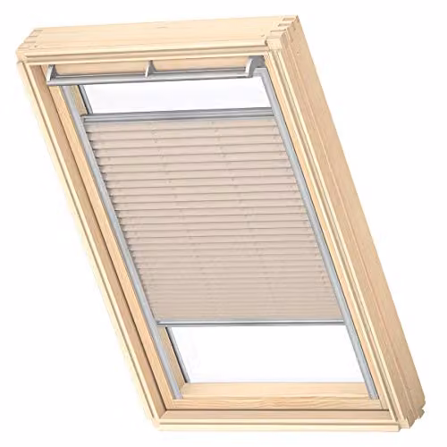 VELUX Dakraam Lichtdoorlatend Plisségordijn FHL, UK08, Klassiek zand