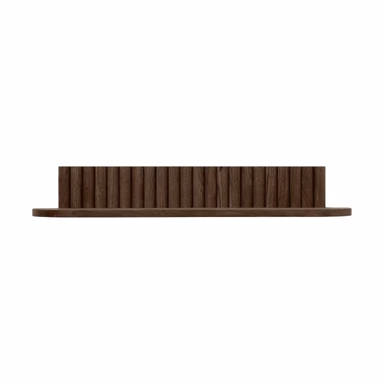 Andersen Furniture Pillar wandplank Smoked Oiled Oak B/D/H: 78 x 15 x 12 cm