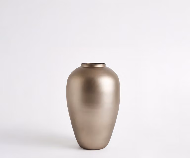 DELIFE Vaas Rondia Opal Mondgeblazen Glas B: 17 cm, D: 17 cm, H: 28 cm