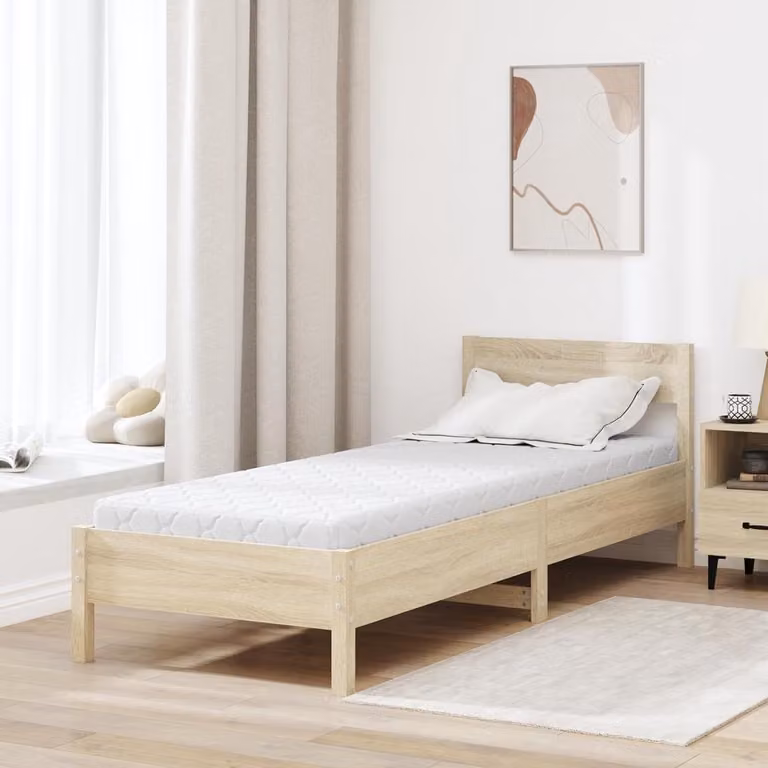 Wit Schuimmatras Topper voor Volwassenen - Lichaamsaangepast Comfort Foam - 200 x 80 cm
