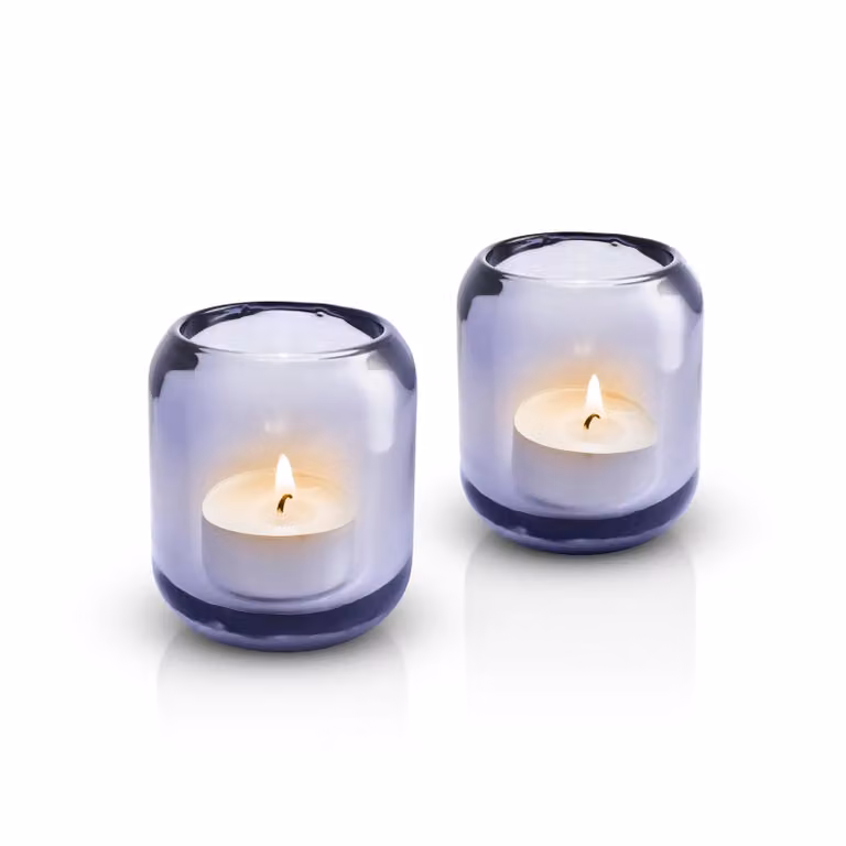 Eva Solo Acorn waxinelichtjeshouder 2-pack Grape